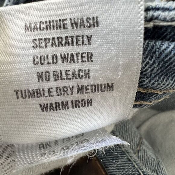 Reclaim Buckle Men’s Relaxed Jeans Size 33 R Regular Light Wash Distressed - Picture 8 of 10